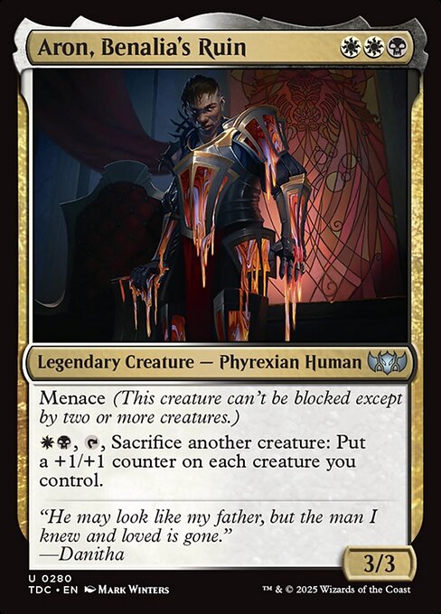 Aron, Benalia's Ruin (280) [Tarkir: Dragonstorm Commander]