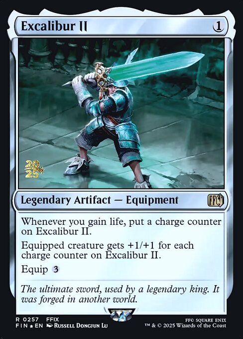 Excalibur II (257s) [Final Fantasy Promos]