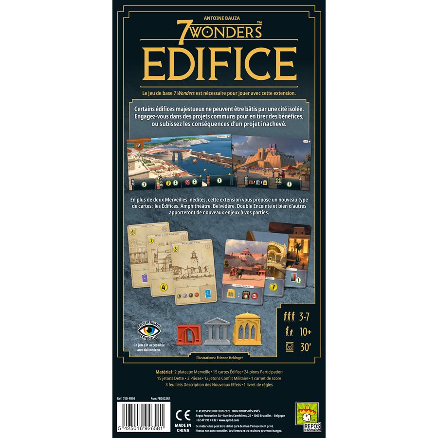 7 Wonders: Edifice (FR)