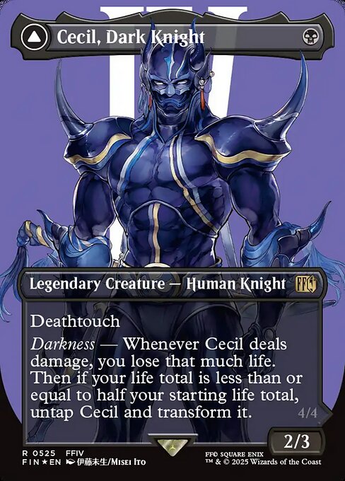 Cecil, Dark Knight // Cecil, Redeemed Paladin (525) [Final Fantasy]