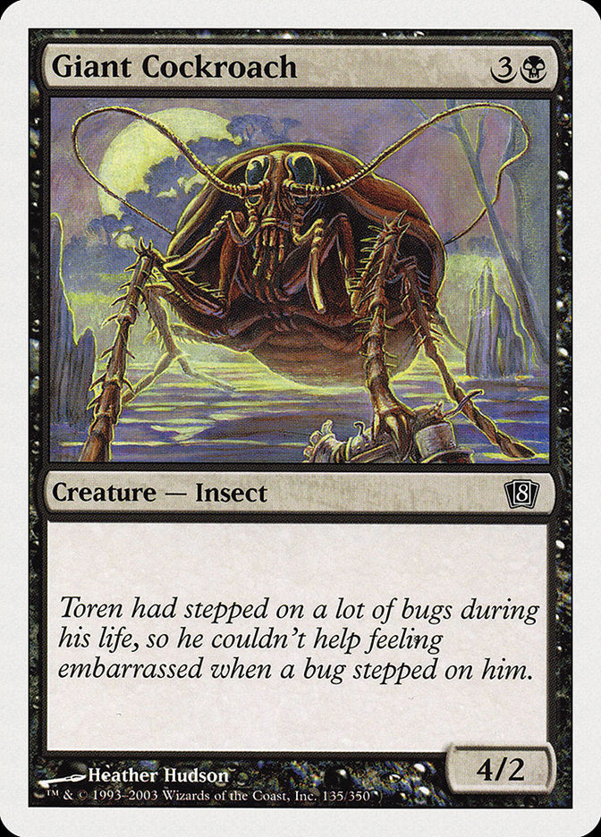Giant Cockroach (135) [Eighth Edition]