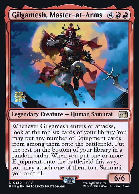 Gilgamesh, Master-at-Arms (139s) [Final Fantasy Promos]