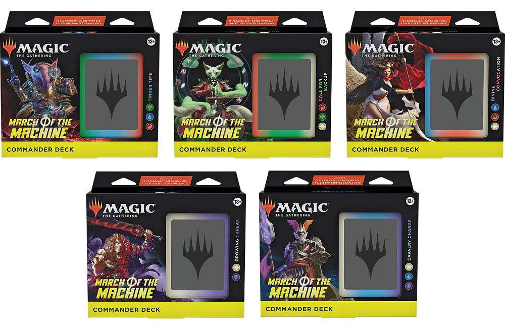 MTG MARCH OF THE MACHINE COMMANDER (SET OF 5)