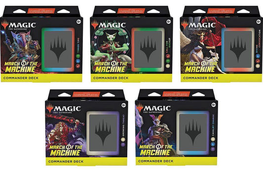 MTG MARCH OF THE MACHINE COMMANDER (SET OF 5)
