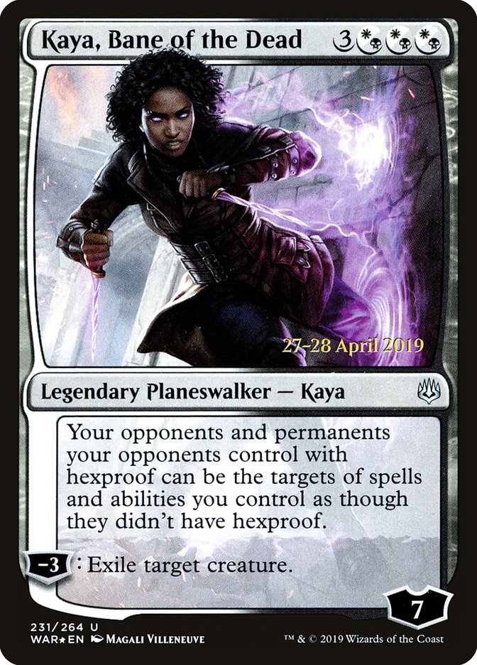 Kaya, Bane of the Dead (231s★) JA [War of the Spark Promos]