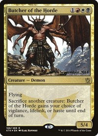 Butcher of the Horde (168) [Prerelease Cards]