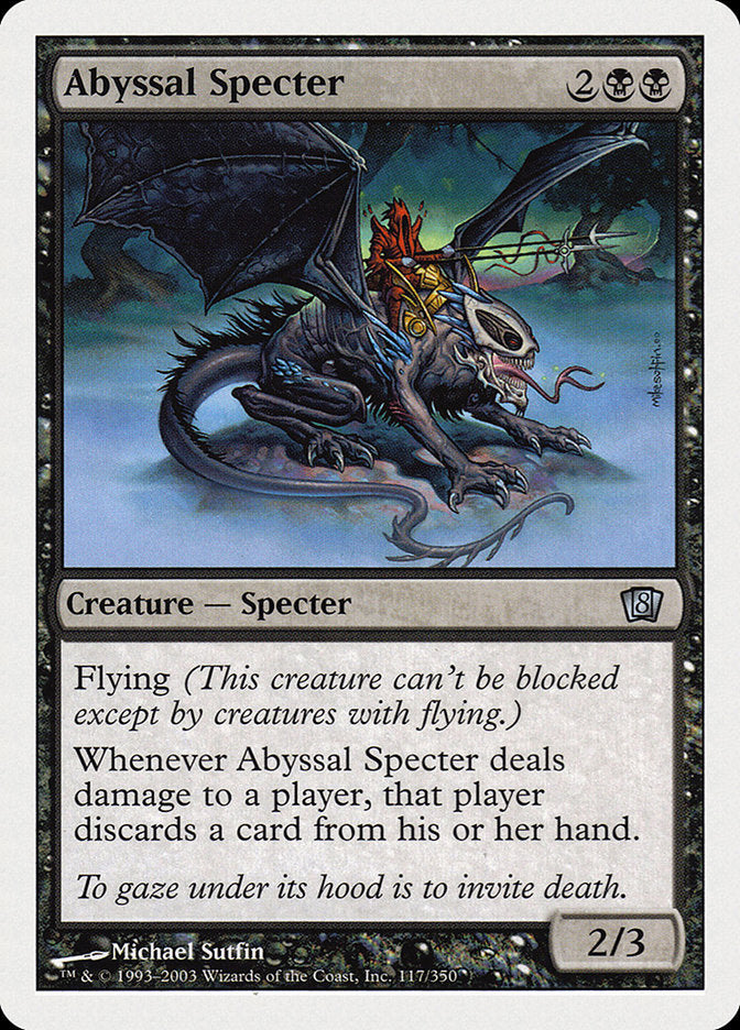 Abyssal Specter (117) [Eighth Edition]