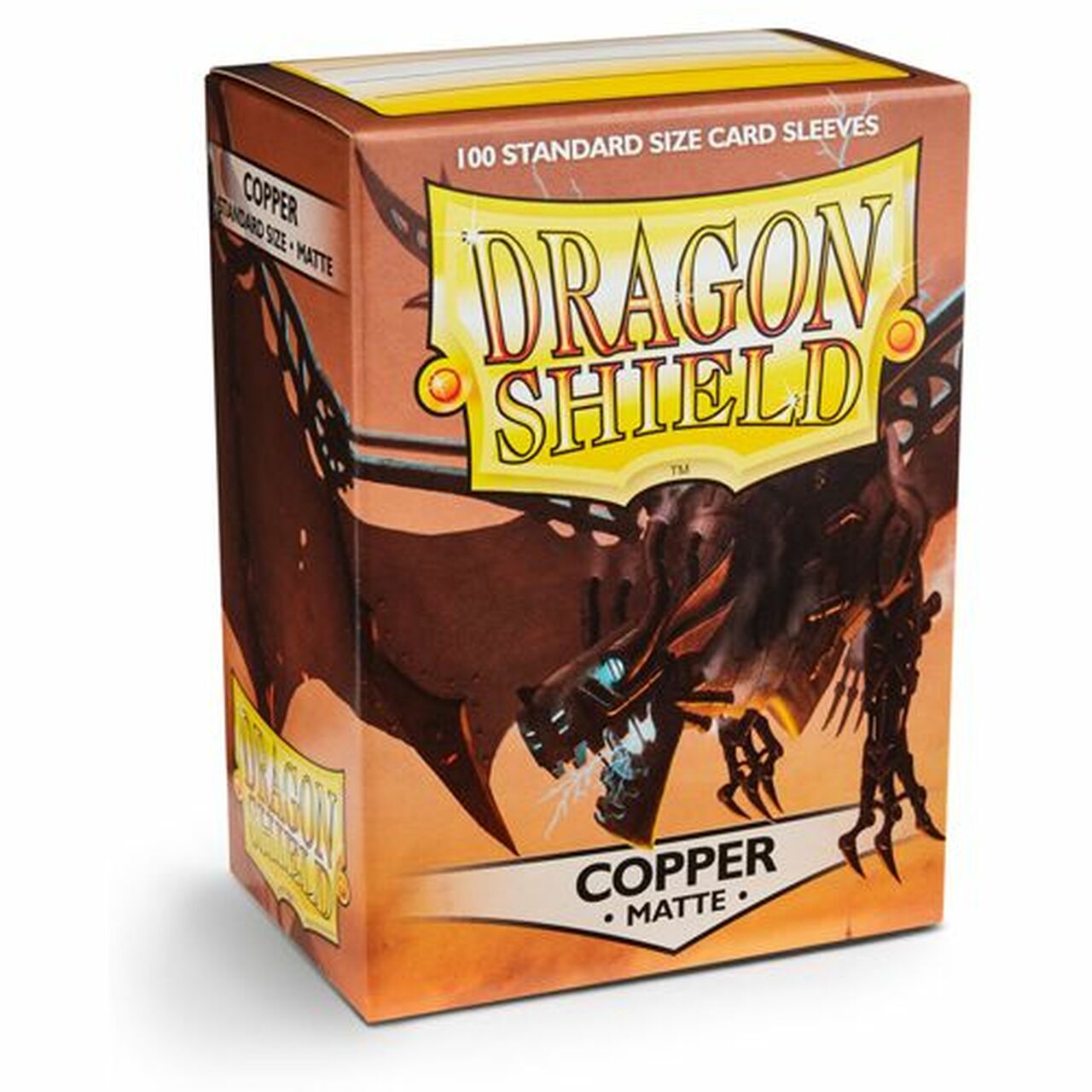 DRAGON SHIELD SLEEVES MATTE COPPER 100CT