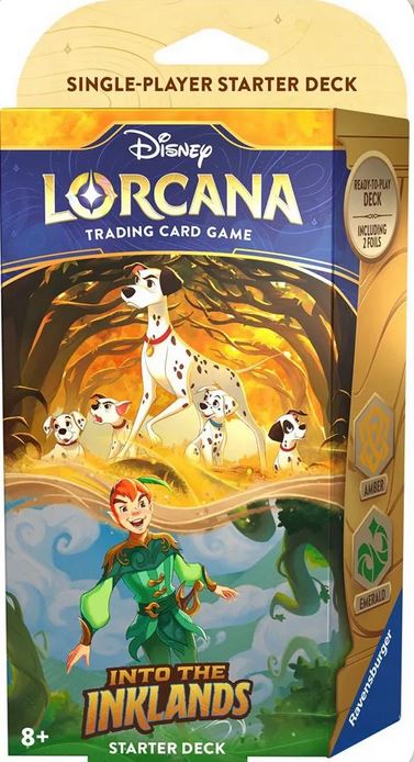 Disney Lorcana Into the Inklands Starter Amber & Emerald