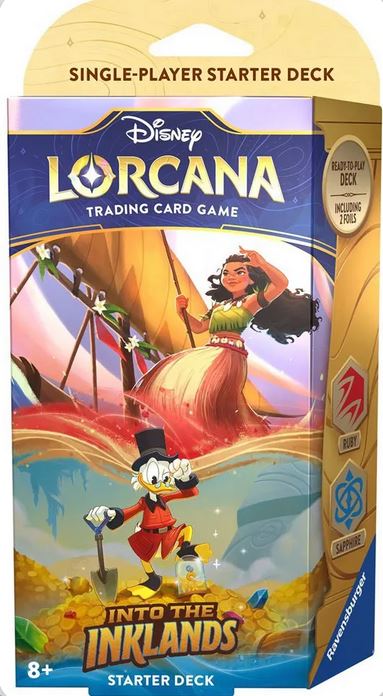 Disney Lorcana Into the Inklands Starter Ruby & Sapphire