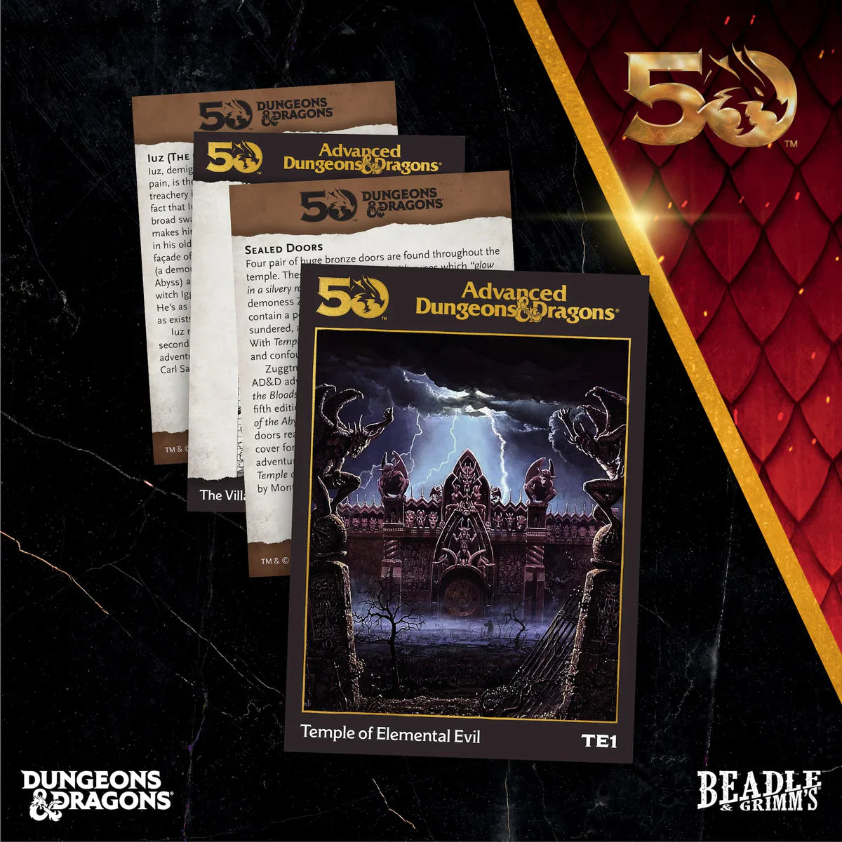 BNG Dice Set - DND Classic Module Temple of Elemental Evil