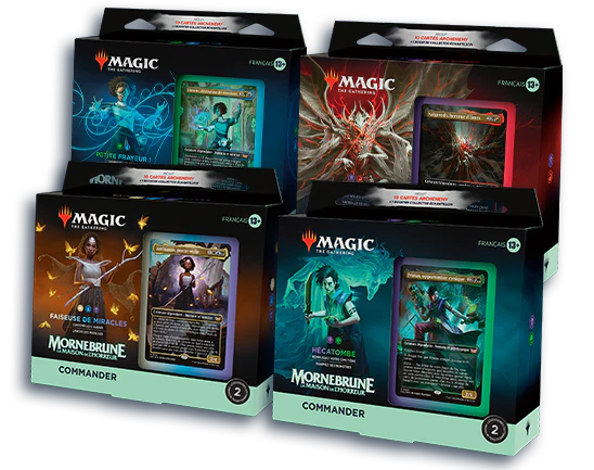 MTG Mornebrune Commander Ensemble de 4 (FRENCH)