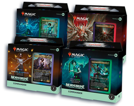 MTG Mornebrune Commander Ensemble de 4 (FRENCH)