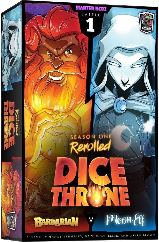 Dice Throne Sais. 1 - Barbare contre Elfe Lunaire (FR)