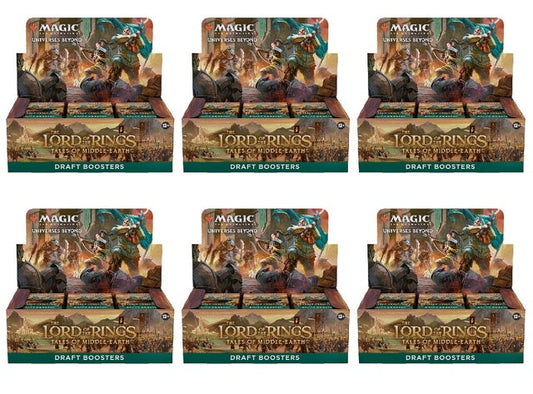 MTG LORD OF THE RINGS DRAFT BOOSTER BOX (Case of 6)