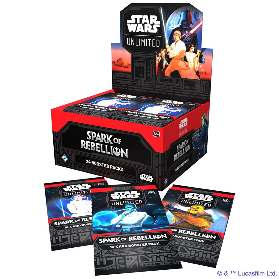 Star Wars: Unlimited: Spark of Rebellion Draft Booster Display (FR)