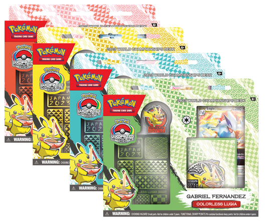 Pokemon World Championship Decks 2023 Set of 4
