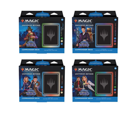 MTG DR WHO COMMANDER SET OF 4 DECKS