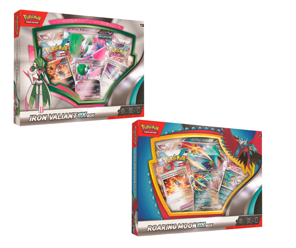 POKEMON ROARING MOON/IRON VALIANT SET OF 2