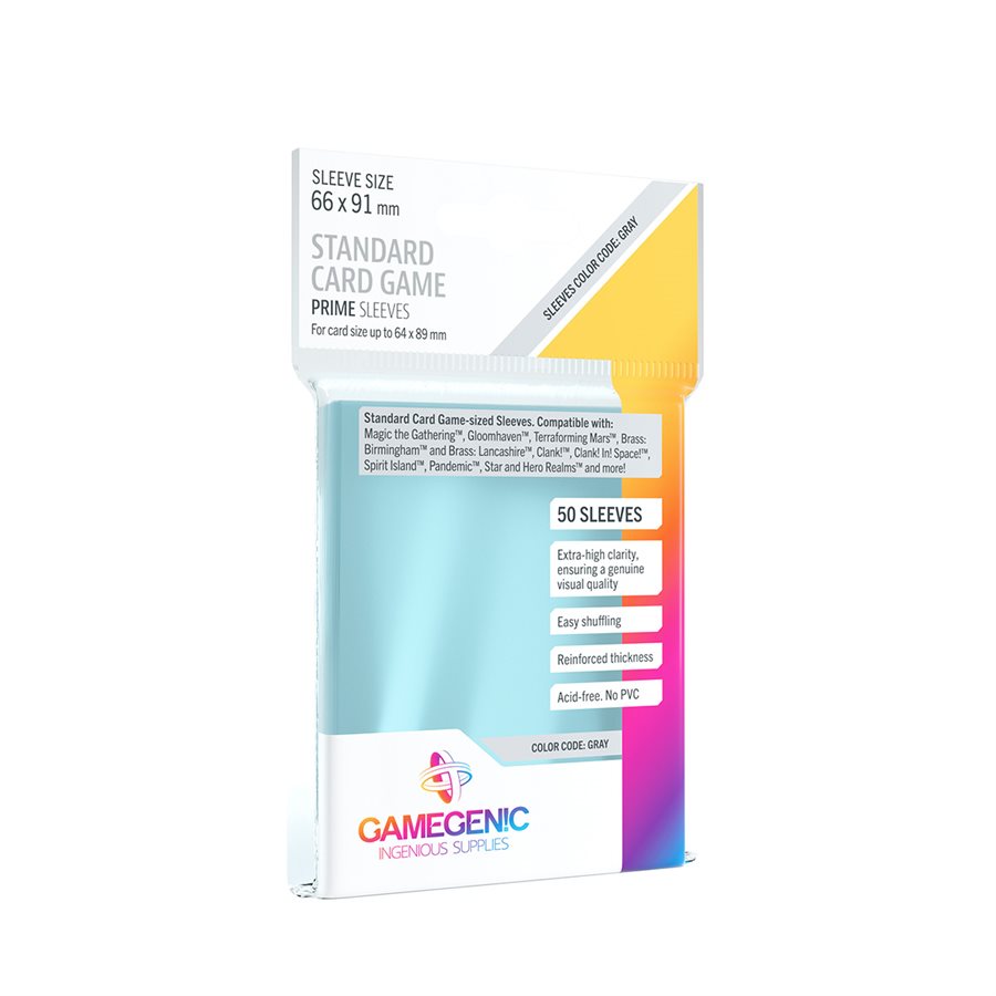 PRIME STANDARD CARD GAME SLEEVES 66 X 91 MM