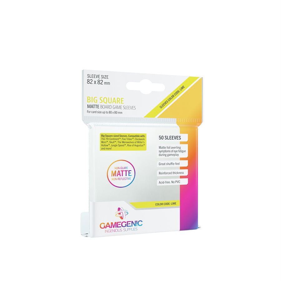 Gamegenic - Matte Big Square 82mm X 82mm (50)
