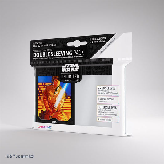 Star Wars: Unlimited Art Sleeves Double Sleeving Pack: Luke Skywalker