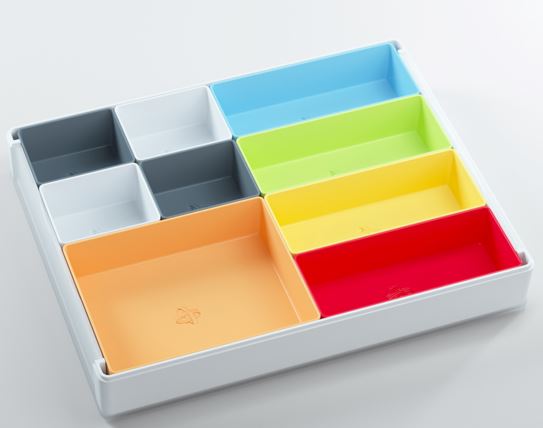 GG Token Silo: White / Multicolor