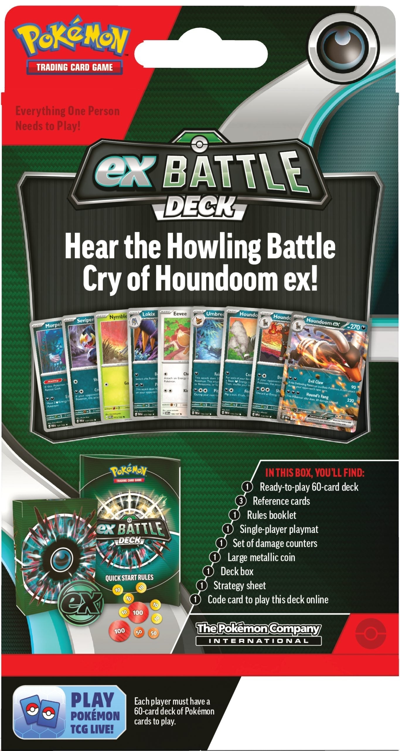 POKEMON BATTLE DECKS HOUNDOOM EX (FRENCH)