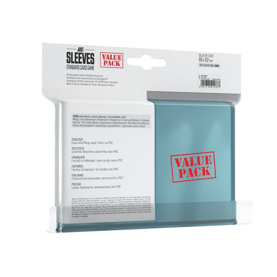 Sleeves: Just Sleeves: Value Pack Clear