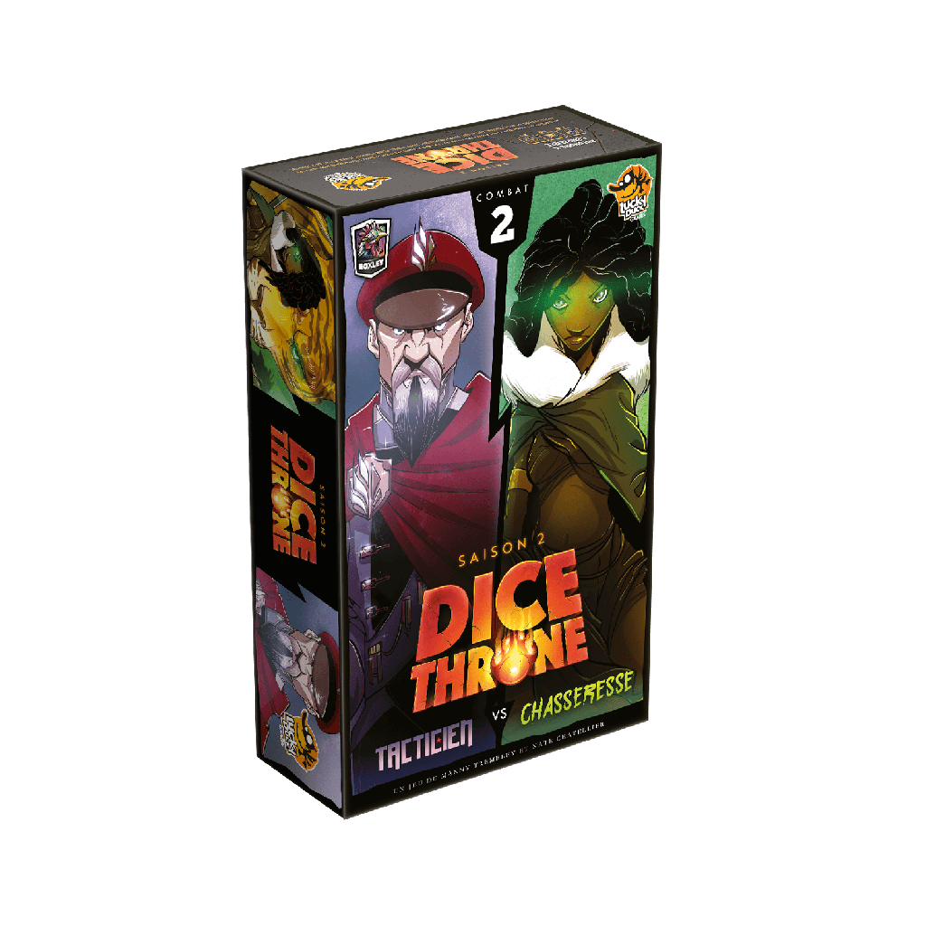 Dice Throne Sais. 2 - Tacticien vs. Chasseresse (FR)