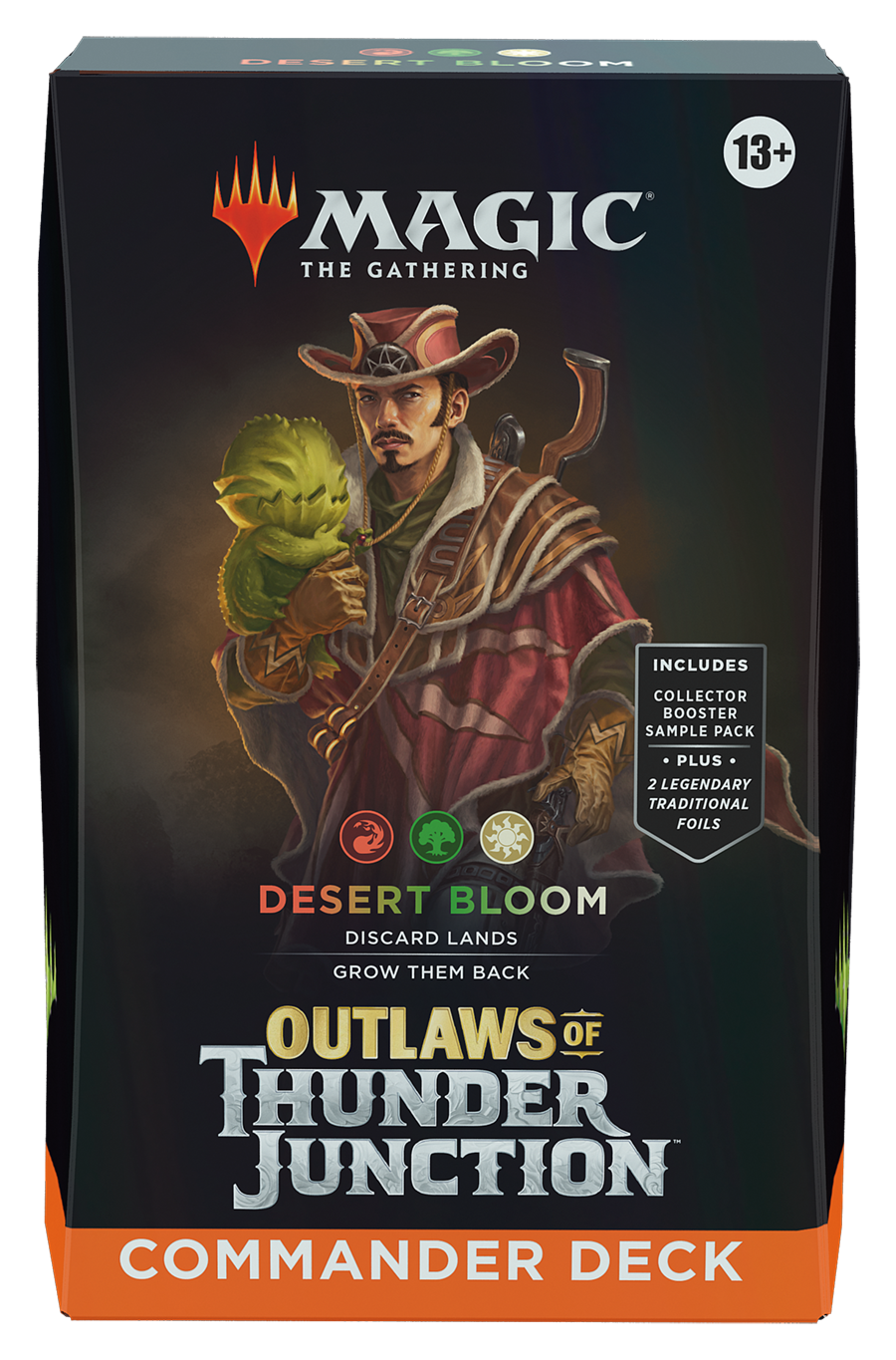 MTG Outlaws of Thunder Junction Commander Desert Bloom