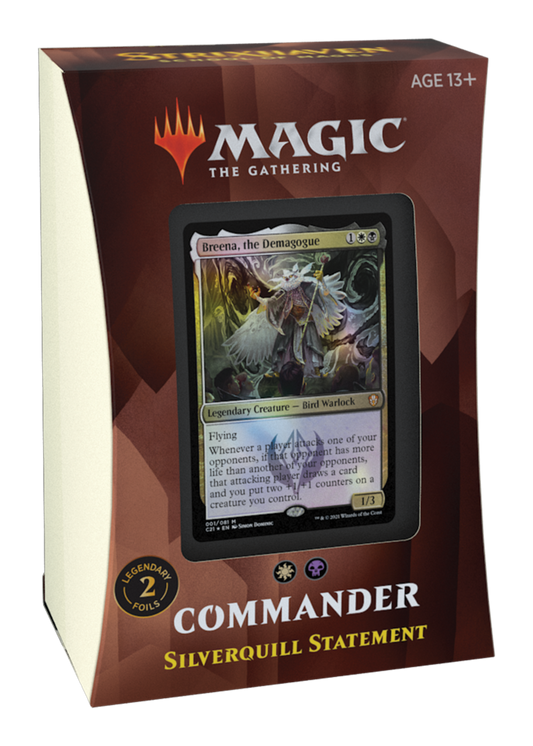 MTG - STRIXHAVEN - COMMANDER 2021 - SILVERQUILL STATEMENT