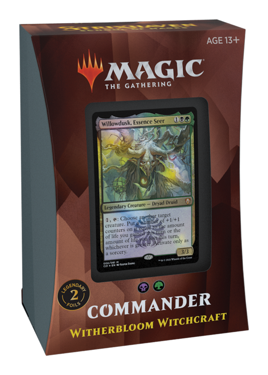MTG - STRIXHAVEN - COMMANDER 2021 - WITHERBLOOM WITCHCRAFT