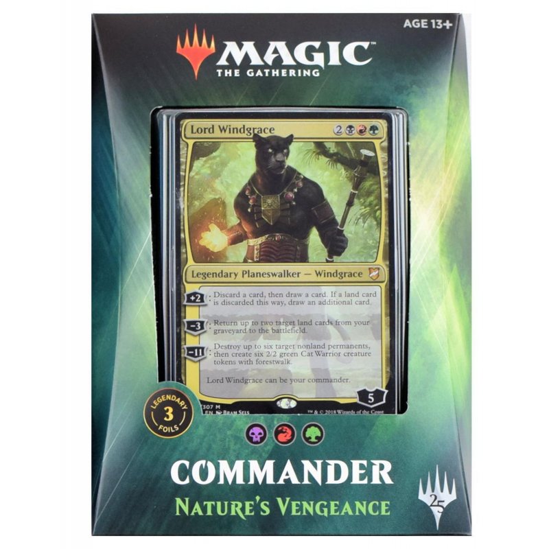 MTG - COMMANDER 2018 DECK - NATURE'S VENGEANCE