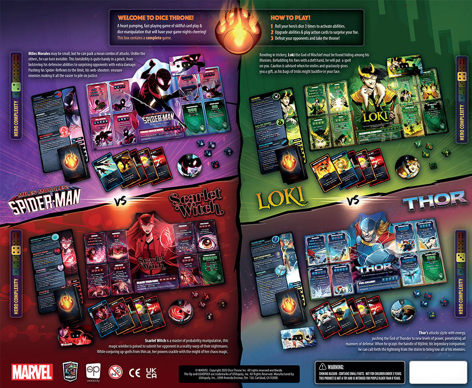 Dice Throne Marvel 4-Hero Box (EN)