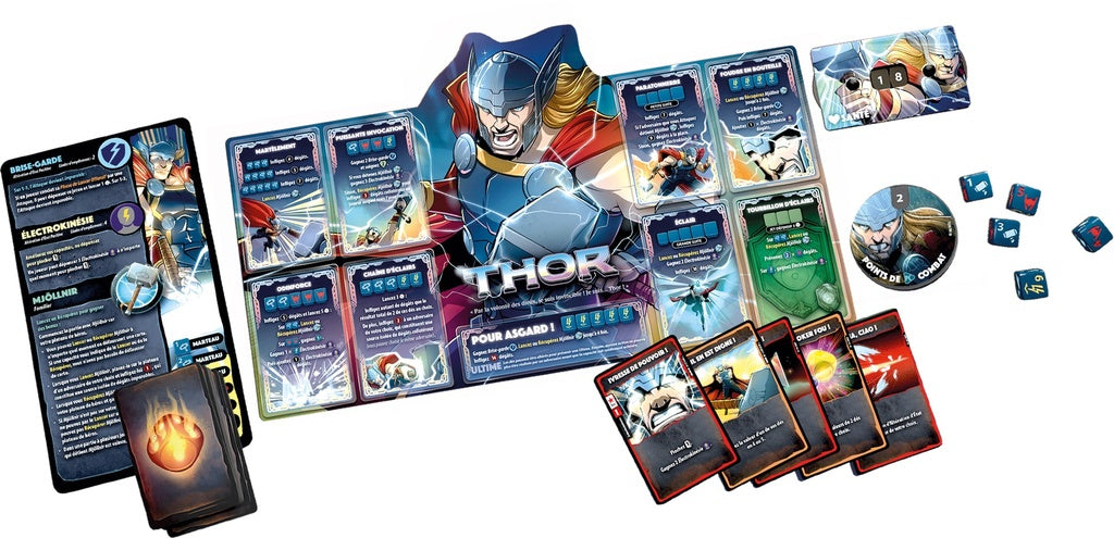 Marvel Dice Throne - Scarlet Witch vs Thor vs Loki vs Spider-Man (FR)