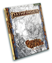 Pathfinder 2E Guns and Gear Sketch Cover (EN) (2025-02-05)