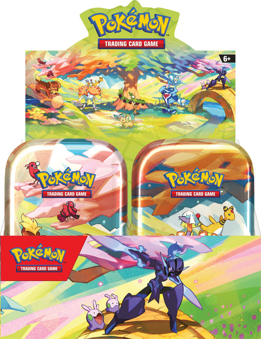 Pokemon Vibrant Paldean Mini Tin Display