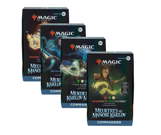 MTG MURDERS AT KARLOV MANOR COMMANDER ENSEMBLE DE 4 (FR) (2024-02-09)