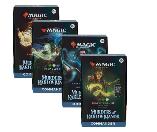 MTG Murders at Karlov Manor Commander Deck Set of 4