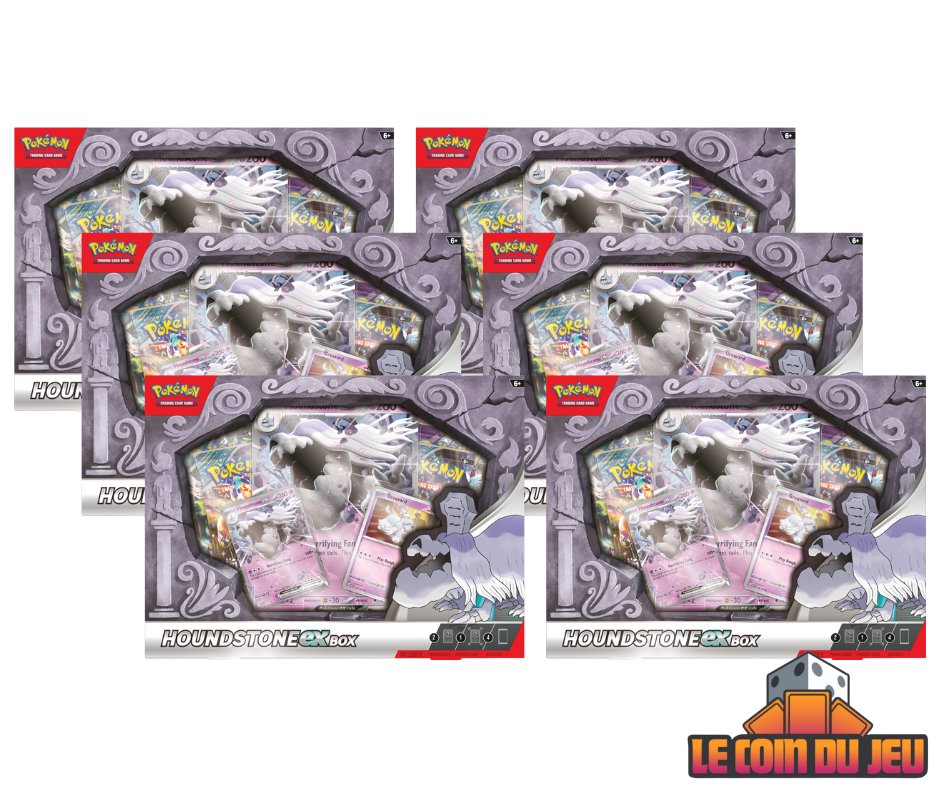 Pokemon Houndstone EX Box Set of 6