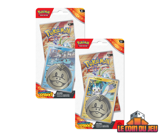 Pokemon SV8 Surging Sparks Checklane Set of 2