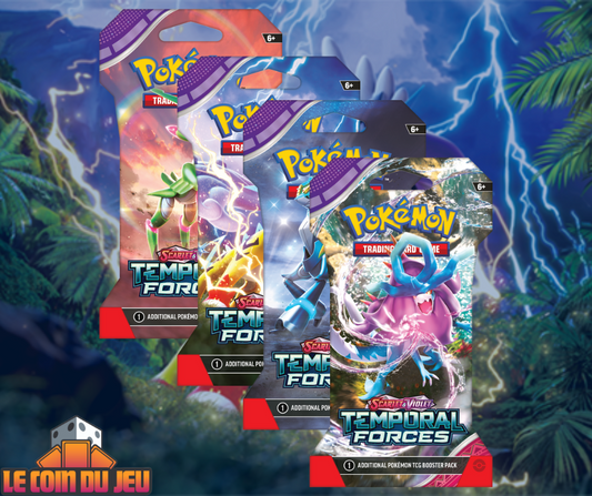 Pokemon SV5 Temporal Forces Sleeved Booster Pack SET OF 4