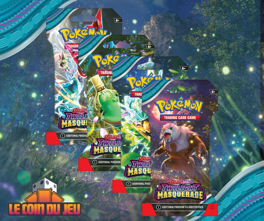 Pokemon SV6 Twilight Masquerade Sleeved Booster Pack SET OF 4