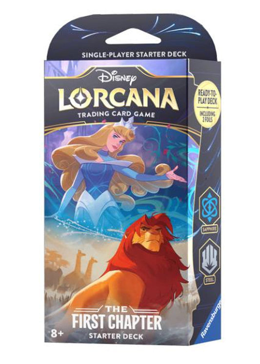 Disney Lorcana: The First Chapter: Starter Deck Sapphire & Steel (FR)