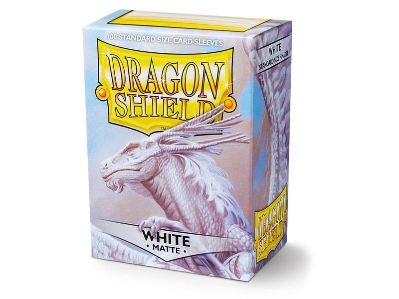 DRAGON SHIELD SLEEVES MATTE WHITE 100CT