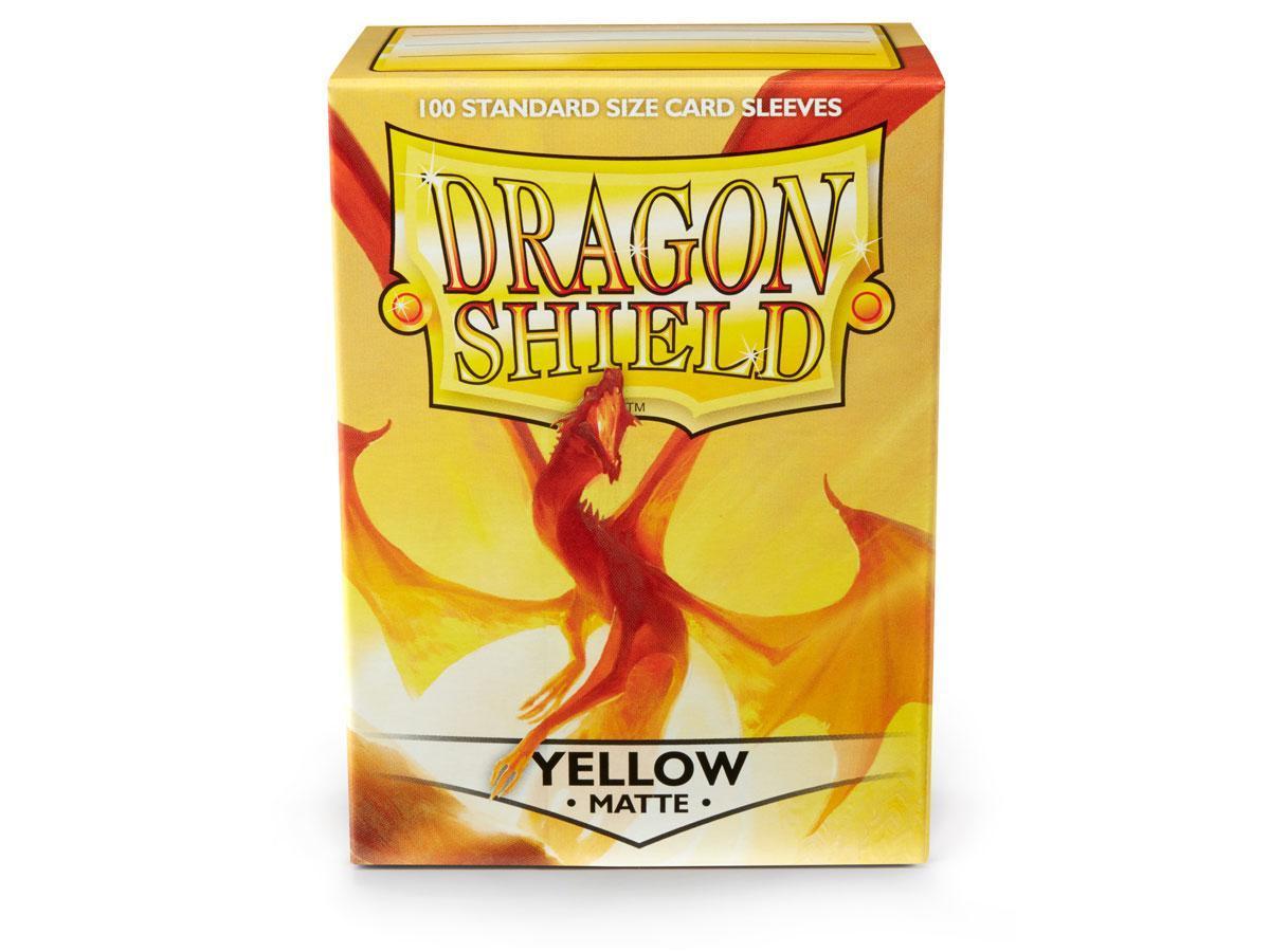 DRAGON SHIELD SLEEVES MATTE YELLOW 100CT