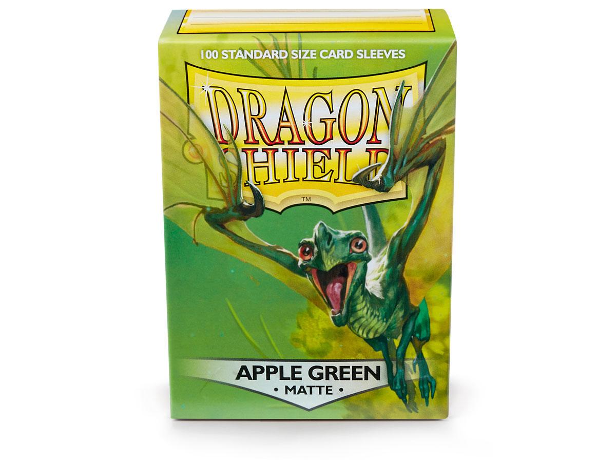 DRAGON SHIELD SLEEVES MATTE APPLE GREEN 100CT