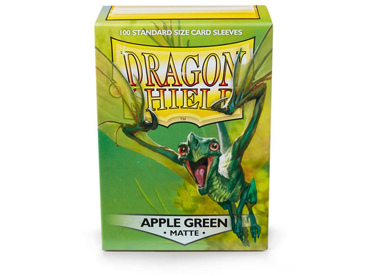 DRAGON SHIELD SLEEVES MATTE APPLE GREEN 100CT