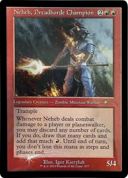 Neheb, Dreadhorde Champion (857) [Secret Lair Drop]